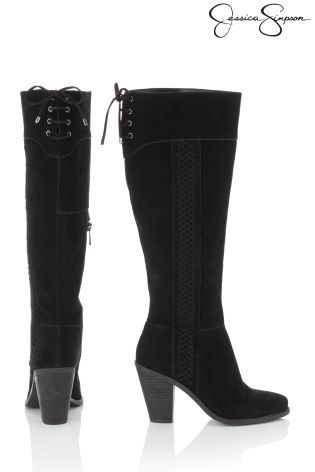 Jessica Simpson Leather Heeled Boots